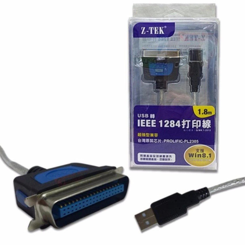 ลดราคา USB IEE 1284 Cable Z-TEK USB TO Parallel 1284 1.8M -int (สีดำ) #ค้นหาเพิ่มเติม Anycast Capture Card USB ตัวแปลงสัญญาณ Wifiเครื่องขยายเสียงไร้สาย