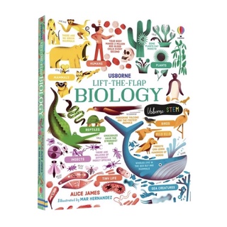 หนังสือ Usborne ภาษาอังกฤษ  lift-the-flap biology(ETE)