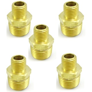 ข้อต่อลดเกลียว 4หุนลง 2หุนนอก- 1/2″x1/4″ Male Nipple x5ตัว