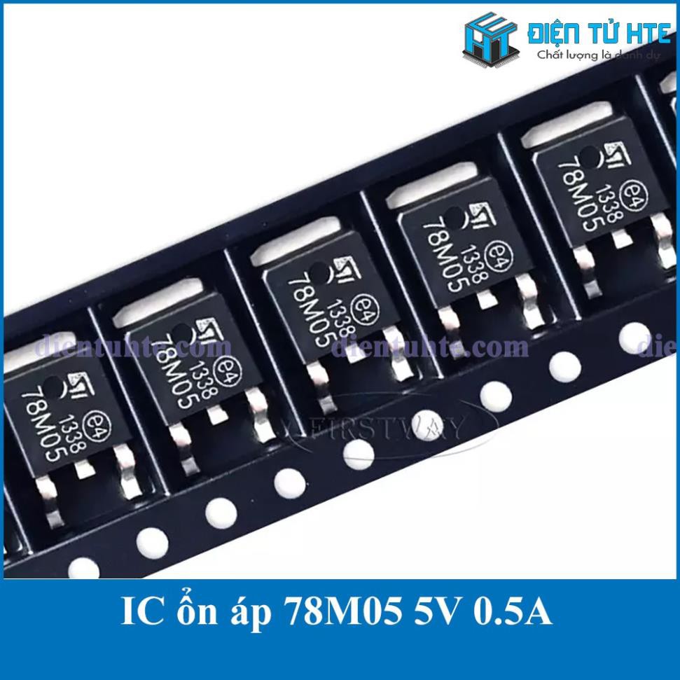 พลัง IC 78M05 5V 0.5A TO-252 [HTE Quy Nhon CN2]
