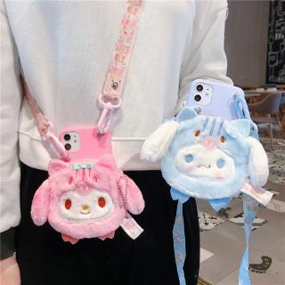 Melody Cinnamoroll wallet case กระเป๋าสตางค์ซิปการ์ตูน เคส iPhone 11 Pro XS Max XR X 7 8 6 6S Plus 5 5s se