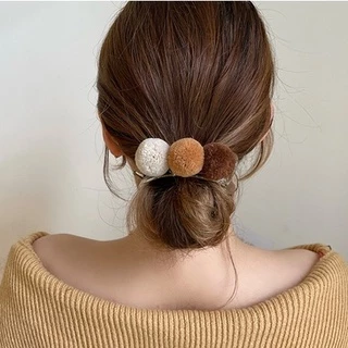 ~PomPom หนีบผมดังโงะ ~กิ๊บหนีบผมปอมปอม ขนฟูนุ่ม ลูกใหญ่ สินค้าตรงปกตามรูปน่ารักมาก กิ๊บติดผม หนีบผม กิ๊บผม