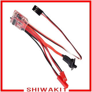 [Shiwaki1] มอเตอร์ควบคุมความเร็ว 20A Esc สําหรับรถไต่หิน รถบรรทุก เรือบังคับ