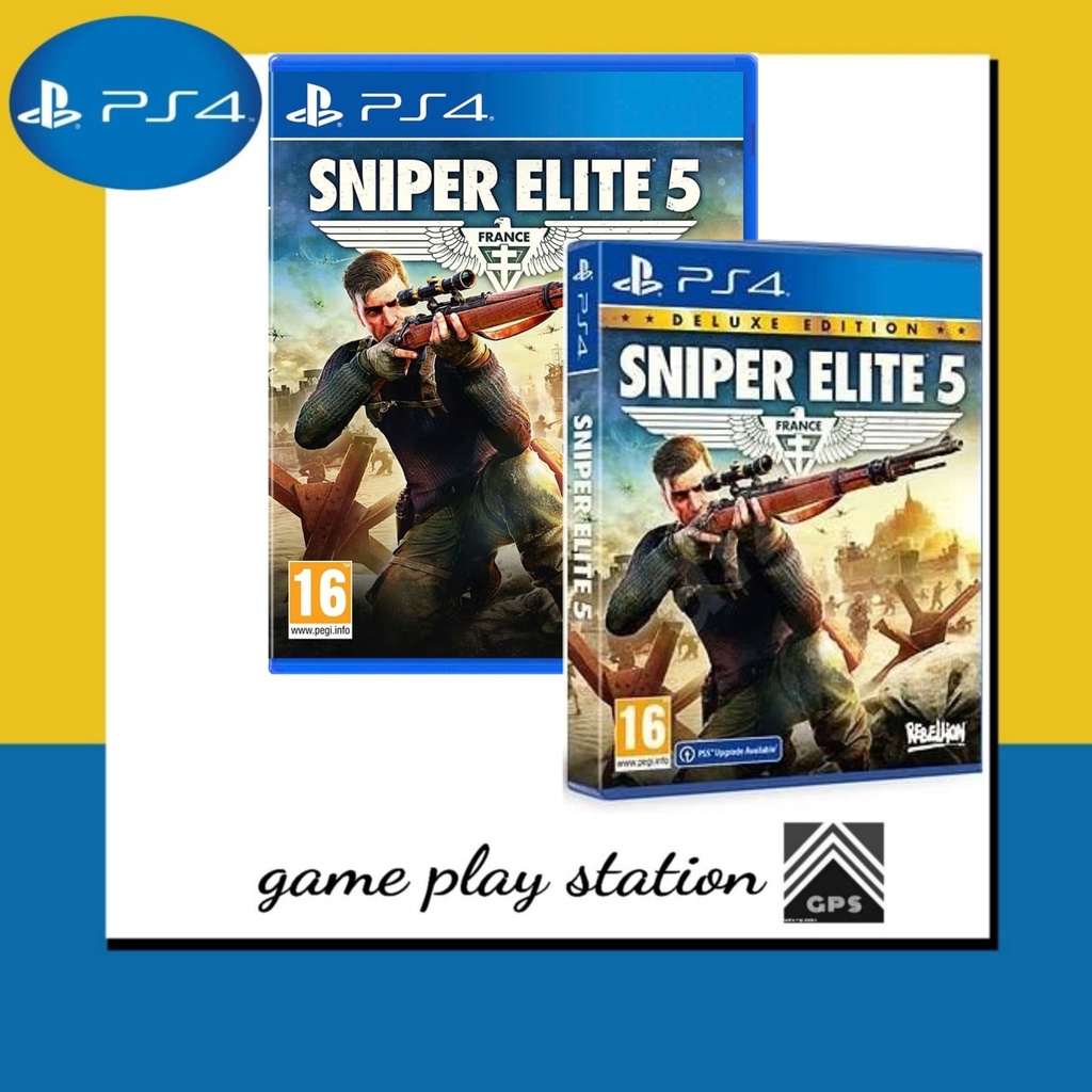 ps4 sniper elite 5 / sniper elite 5 deluxe edition ( english zone 2 )