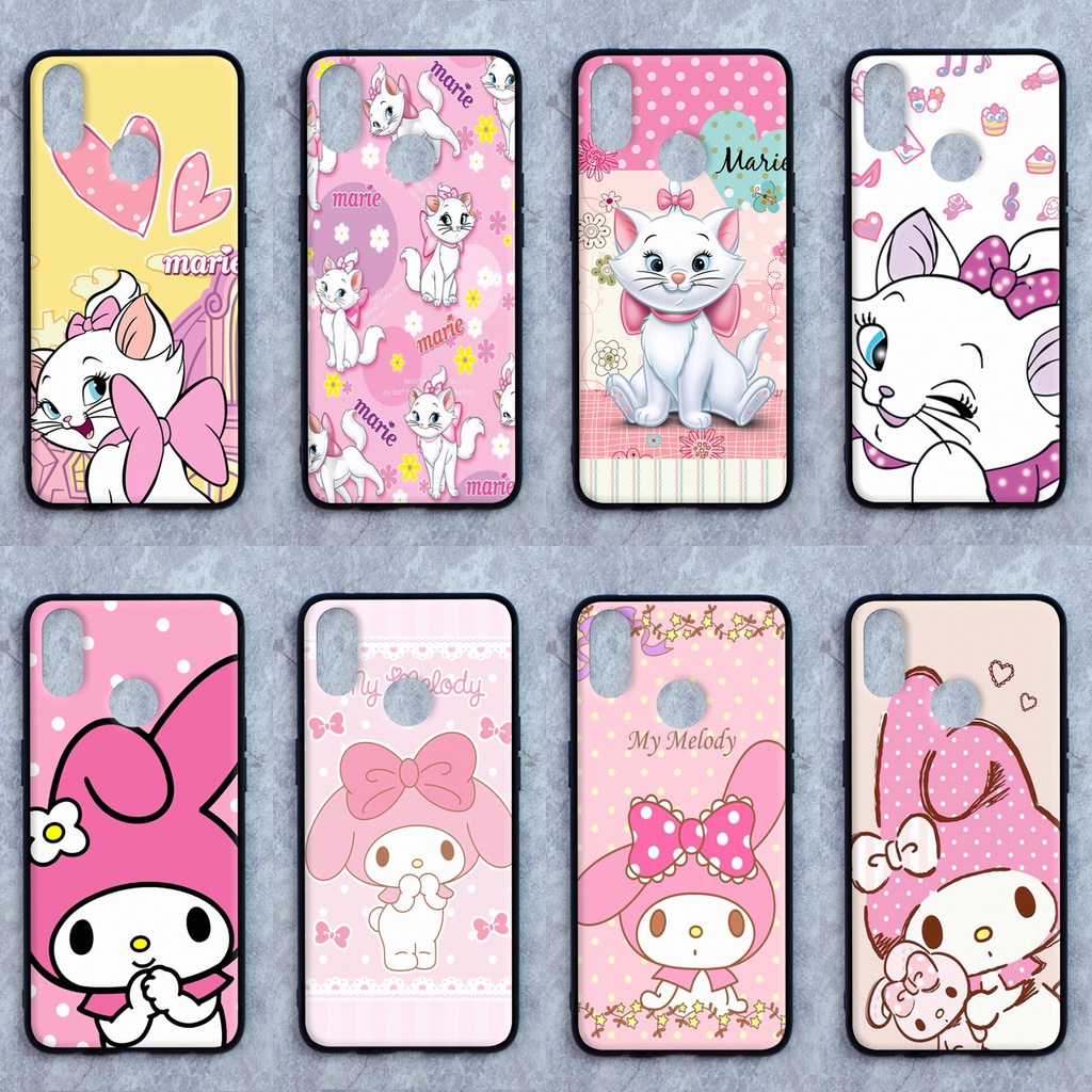 เคส Realme 3 / 3 pro ใช้เคสเดียวกัน ลายแมวมารี-เมโลดี้ ขอบนิ่มหลังแข็ง เคสมือถือ เคสโทรศัพท์ Case เคส TPU ขอบนิ่ม