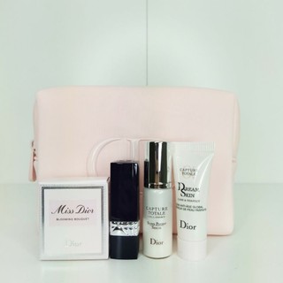 Dior Capture Totale &amp; Rouge &amp; Miss Dior Set 4 Items + Pouch Pink (Box)