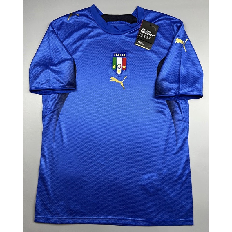 เสื้อบอล ย้อนยุค ทีมชาติ อิตาลี่ 2006 เหย้า Retro Italy Home แชมป์บอลโลก World Cup Champions เรโทร คลาสสิค
