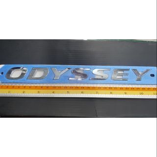 Logo Odyssey ของรถ honda ตัวอักษรแยก งานพลาสติก