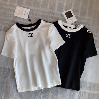 เสื้อยืดแขนสั้น ชาแนล Tshirt freesize