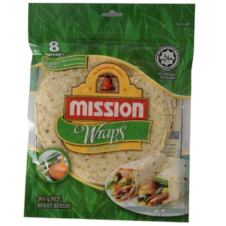 Wraps Onion&amp;Chive 360gห่อหัวหอม&amp;กุ้ยช่าย 360g