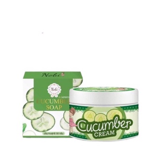 cucumber ครีมแตงกวา โนบิ ครีมสมุนไพรแตงกวา สูตรดั้งเดิม ในตำนาน ขนาด 5 g