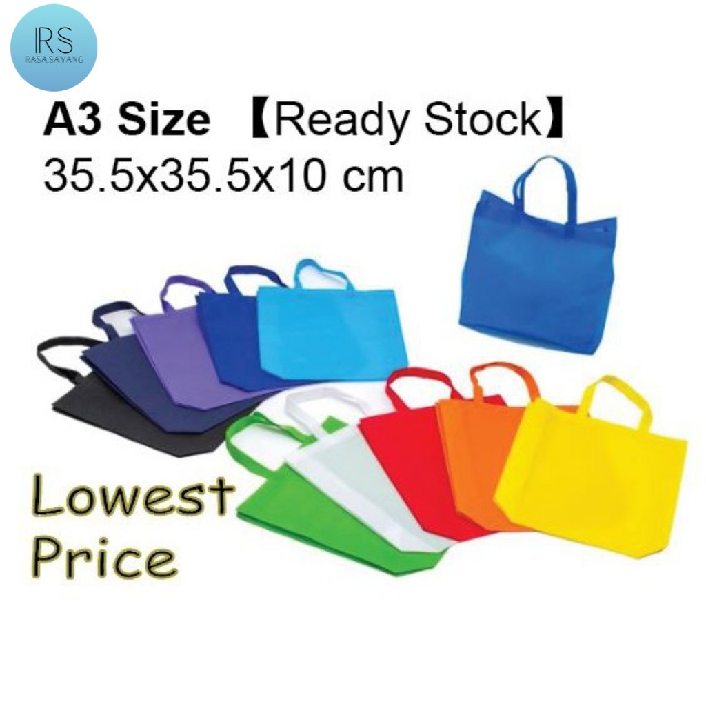 A3 Nonทอ Bag A3 Shopping Bag, Tote Bag/ EHA3