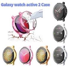 สำหรับ Galaxy Active 2 Electroplating TPU ป้องกันกรณี Active2 นาฬิกา Electroplating All-Inclusive Anti-Scratch Soft SHELL 40/44 มม.