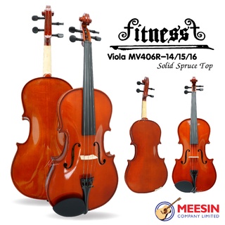 FITNESS VIOLA รุ่น MV406R ไม้แท้ หน้า หลัง ข้าง มีทั้งหมด 3 ขนาดให้เลือก มาพร้อมกล่องผ้าบุกันกระแทก +คันชัก+ยางสน+หย่อง