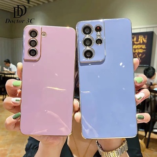 เคสซิลิโคนนิ่ม ทรงสี่เหลี่ยม แบบบางพิเศษ สําหรับ Samsung Galaxy S20 FE Ultra S10 Plus S20+ S10+ 4G 5G 2022