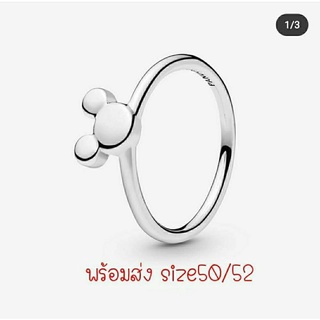 Pandora silver ring แหวนมิกกี้