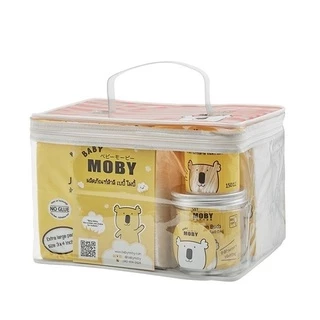 🛵ส่งด่วนทันทีตัดรอบ5โมงเย็น🛵Moby ชุดกระเป๋าสำลีมินิเซต ชุดสำลี เตรียมคลอด จากโมบี้