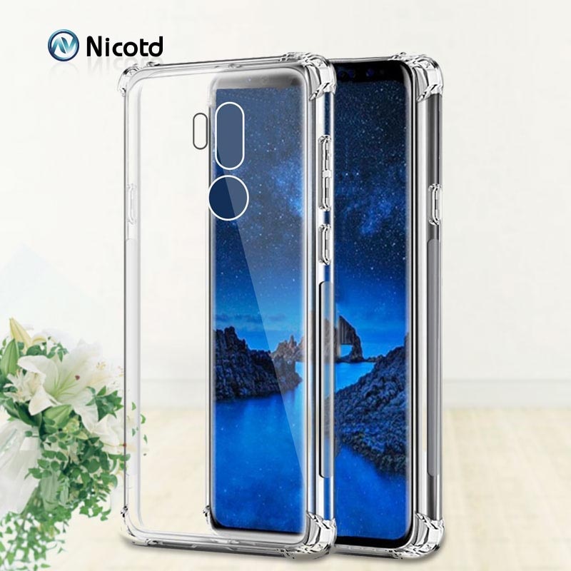 สําหรับ lg G7 V50 ThinQ TPU นุ่มปกหลังสําหรับ lg G8s G8 ThinQ Q60 K50 K40 V35 V40 โปร่งใสกันกระแทกปก