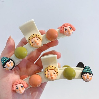 [ready to send] gangpai New clip of Korea, Dongdaemun, cute and funny cartoon hair clip. large avatar hair clip playful girl hair clip female hair clip