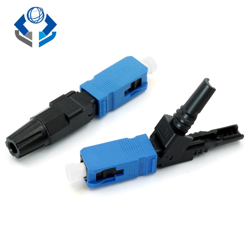 (แพค10ชิ้น)Fast Connector SC/UPC สำหรับเข้าหัวสาย Fiber Optic sc upc sc ...