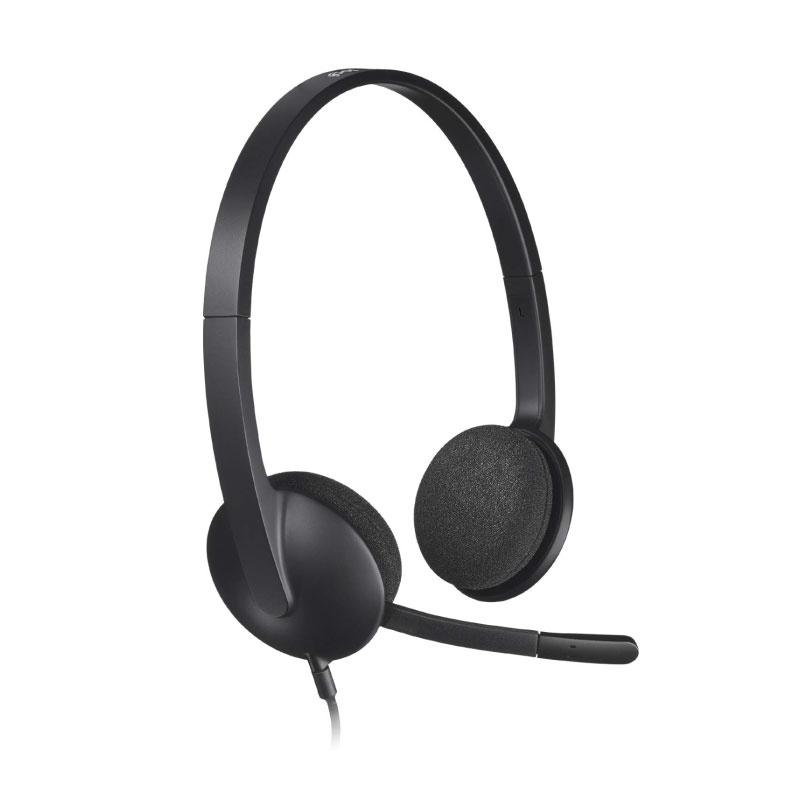 Logitech หูฟัง H340 USB On-Ear Headset