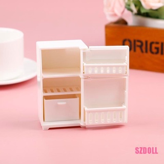 [SZDOLL6] ม้านั่งตู้เย็นจิ๋ว ของเล่น สําหรับตกแต่งบ้านตุ๊กตา