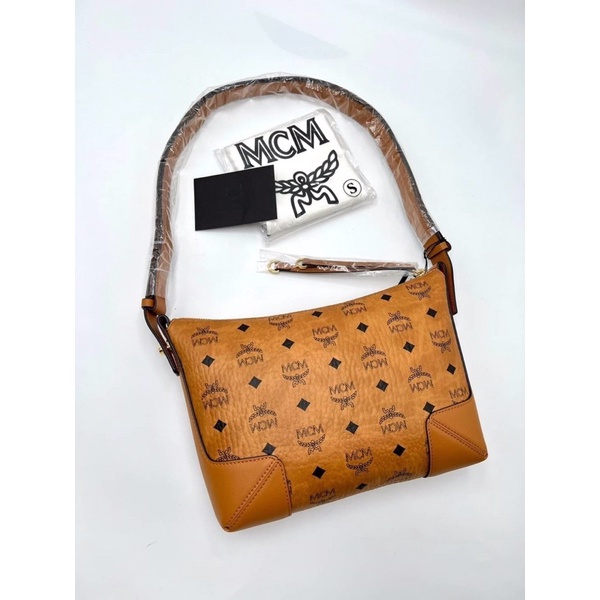 ของแท้ 💯 ส่งฟรี ❗ Mcm Medium Klara Shoulder Bag in Visetos Style #MWSBSKM01