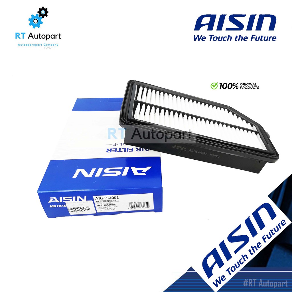 Aisin กรองอากาศ Honda City GM6 RM6 ปี14-19 Jazz GK ปี14-20 BRV ปี16-21 WRV / 17220-55A-Z01 / ARFH-4003