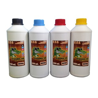 Brother Crocodite ink หมึกเติมTank สำหรับเครื่อง Brotherทุกรุ่น 4ขวด 1000ml/ขวด (Black/Cyan/Maganta/Yellow)