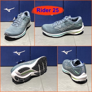 Mizuno Wave Rider 25 รองเท้าวิ่ง สำหรับสาวๆ ยอดนิยม สีสวย นุ่มใส่สบายเท้า เบา น่าใช้ J1GD210323