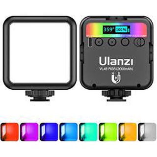 ไฟไลฟ์สด Ulanzi VL49 RGB mini LED Video Light ของแท้ มือ 1 สินค้าพร้อมส่ง