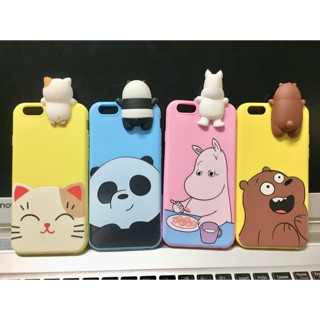 เกาะหัว เคสไอโฟน6 เคสเกาะหัว เคสเกาะหลัง เกาะหลัง เคสหมีวีแบร์แบร์ disney เคสมูมิน มูมิน เคสนิ่ม เคสไรอัน เคสมิกกี้