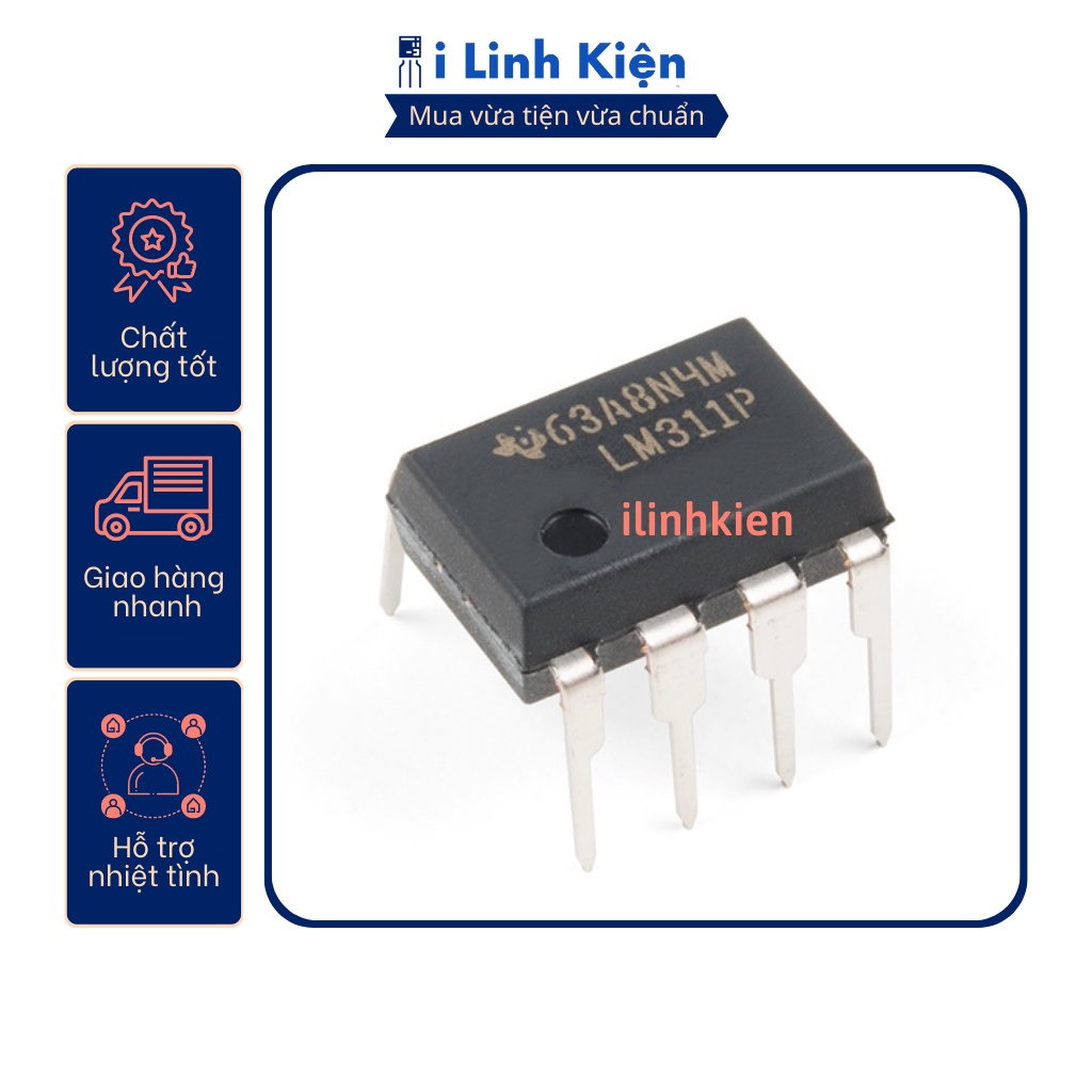 LM311 LM311P DIP-8 ของแท้ TI คุณภาพดี