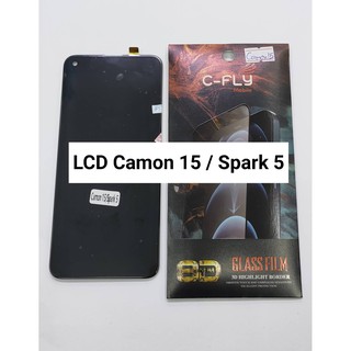 อะไหล่หน้าจอ จอ+ทัชสกรีน LCD TECNO Camon15 / TECNO Spark5 (จอชุด) สินค้าพร้อมส่ง แถมฟิล์ม