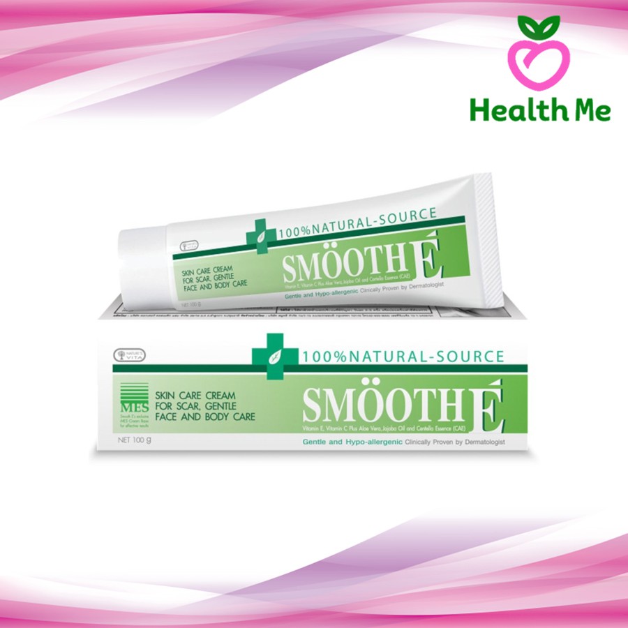 Smooth E Cream 100g ครีมลดรอยแผลเป็น สมูทอี ครีม 100กรัม