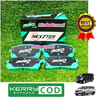 Hyundai H1 ผ้าเบรคเกรดสูง ฝุ่นน้อยมาก คู่หลัง Nexzter PRO spec