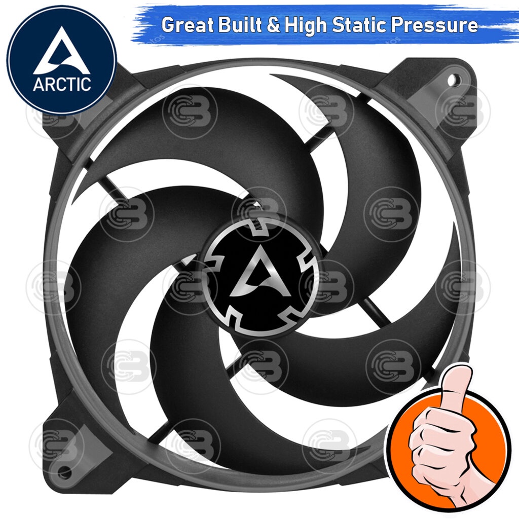 CoolBlasterThai ARCTIC PC Fan Case BioniX P120 Grey Pressure-optimised ...