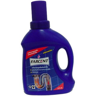 เกล็ดขจัดท่อตัน JD-5103 ขวด FARCEN 375 กรัม  PELLICLE PIPE UNBLOCK PIPE FARCENT 375g