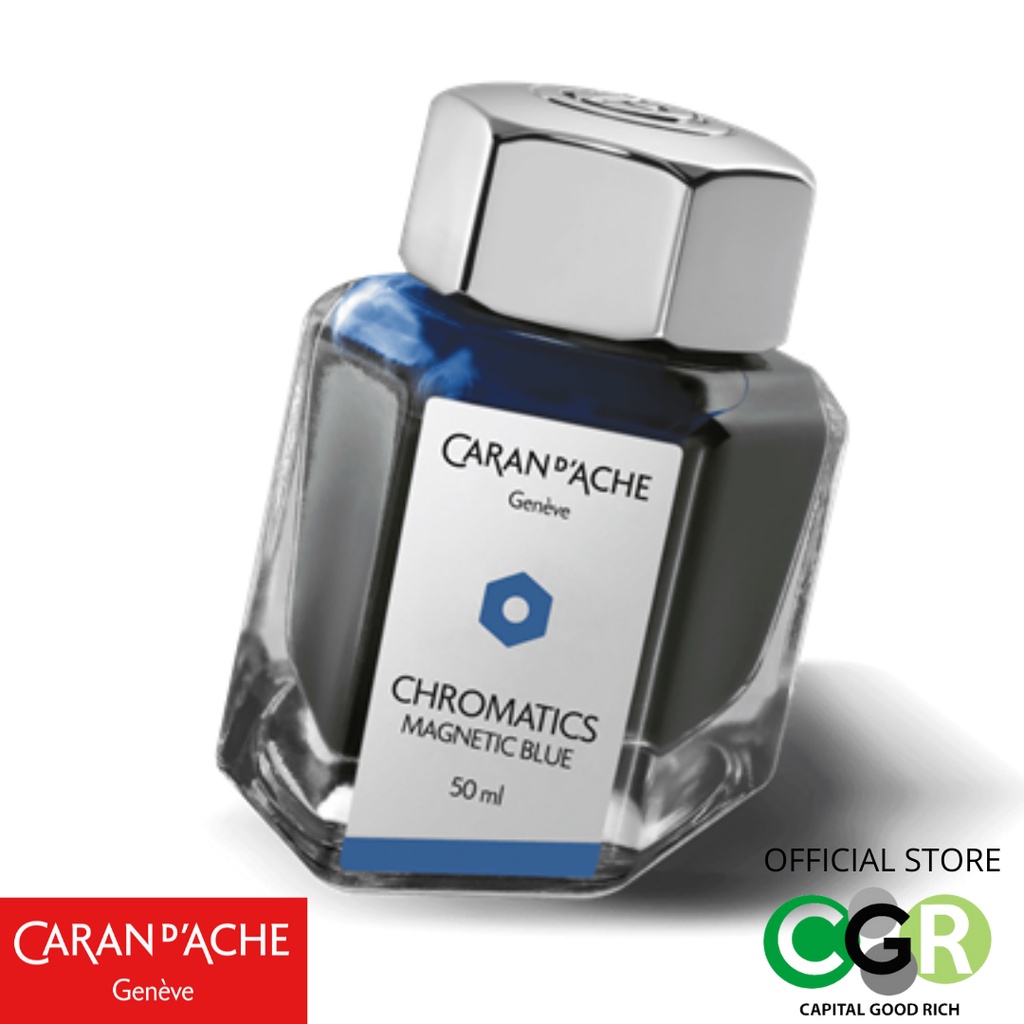 หมึกขวด CARAN D'ACHE INK BOTTLE Magnetic Blue #8011.149