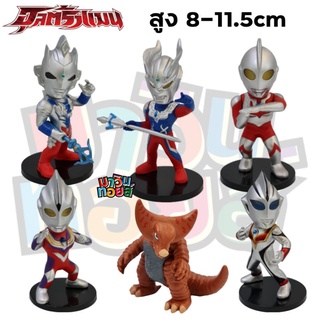 ฟิกเกอร์ โมเดล  figure model ultraman ยอดมนุษย์ 6 แบบ