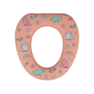 ฝารองนั่งเด็กเสริมฟองน้ำ MOYA PM251 ไดโนเสาร์ (ขนาด 28x29 cms.) CUSHIONED POTTY SEAT MOYA PM251 DINOSAUR