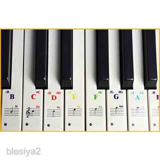 สติ๊กเกอร์ติดคีย์บอร์ดเปียโนไฟฟ้าสําหรับ 37/54/61/88 keys