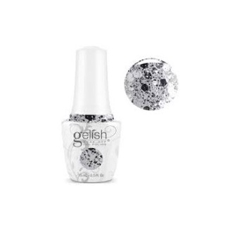 GELISH SOAK-OFF GEL POLISH AM I MAKING 1853 GELISH 15 ml. สีเจล Gelish กริตเตอร์เงิน เม็ดใหญ่