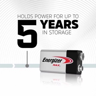 ถ่าน Energizer 9v ถ่านอัลคาไลน์ เอเนอไจเซอร์ ขนาด 9V