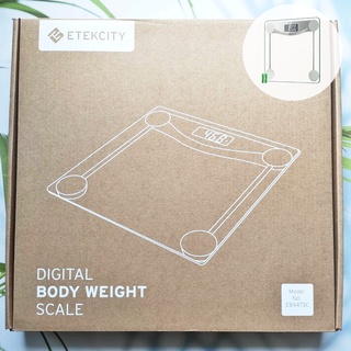 เครื่องชั่งน้ำหนักดิจิตอล Digital Body Weight Scale Model. EB4473C (Etekcity®)