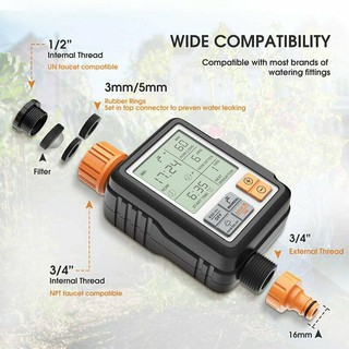 เครื่องตั้งเวลารดน้ำอัตโนมัติ Water timer Digital irrigation timer สำหรับบ้านเรือน