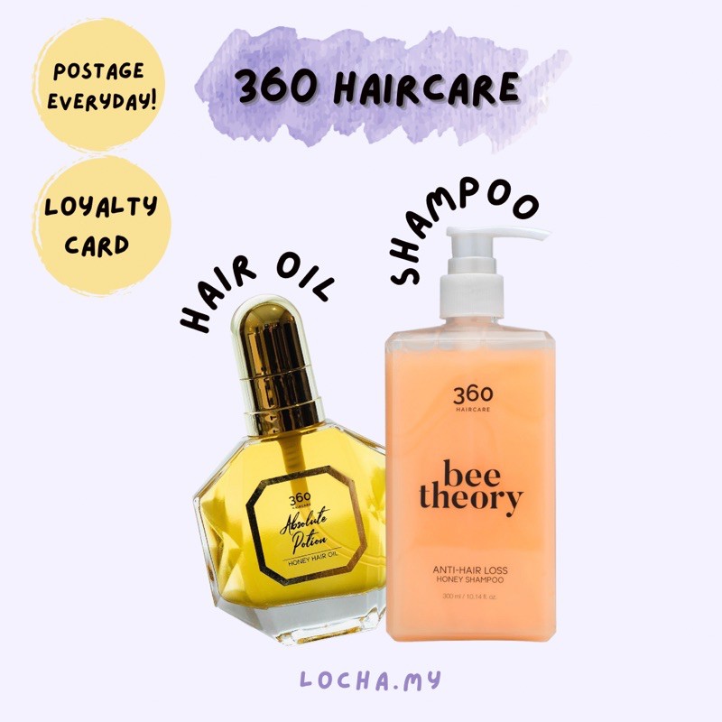 Malaysia] [READY STOCK] 360 Haircare Bee Theory AntiHair Loss