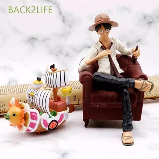 Back2Life ตุ๊กตาฟิกเกอร์ Monkey D Luffy Pvc ขนาด 13 ซม .