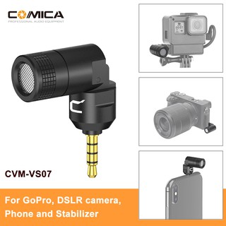 COMICA CVM-VS07 ไมโครโฟนขนาดเล็ก ขนาด 3.5 มม. Omnidirectional Mic