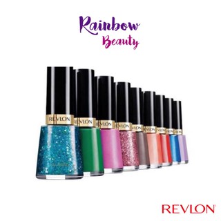 Revlon nail enamel สีทาเล็บ 14.7 มล. ของแท้ 100% พร้อมส่ง! เรฟลอน เนล อีนาเมล nail polish สีทาเล็บ สีสดชัด